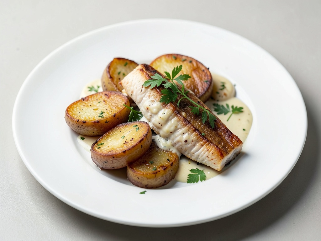 Patate croccanti con pesce gatto