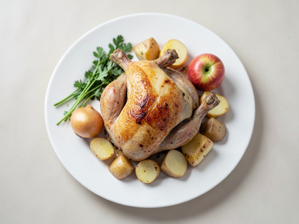Poulet de Bresse aux pommes de terre