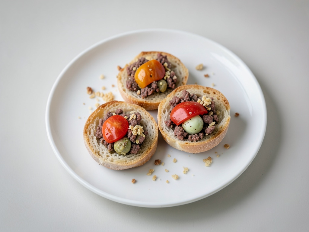 Panini alle polpette con ripieno di pomodoro