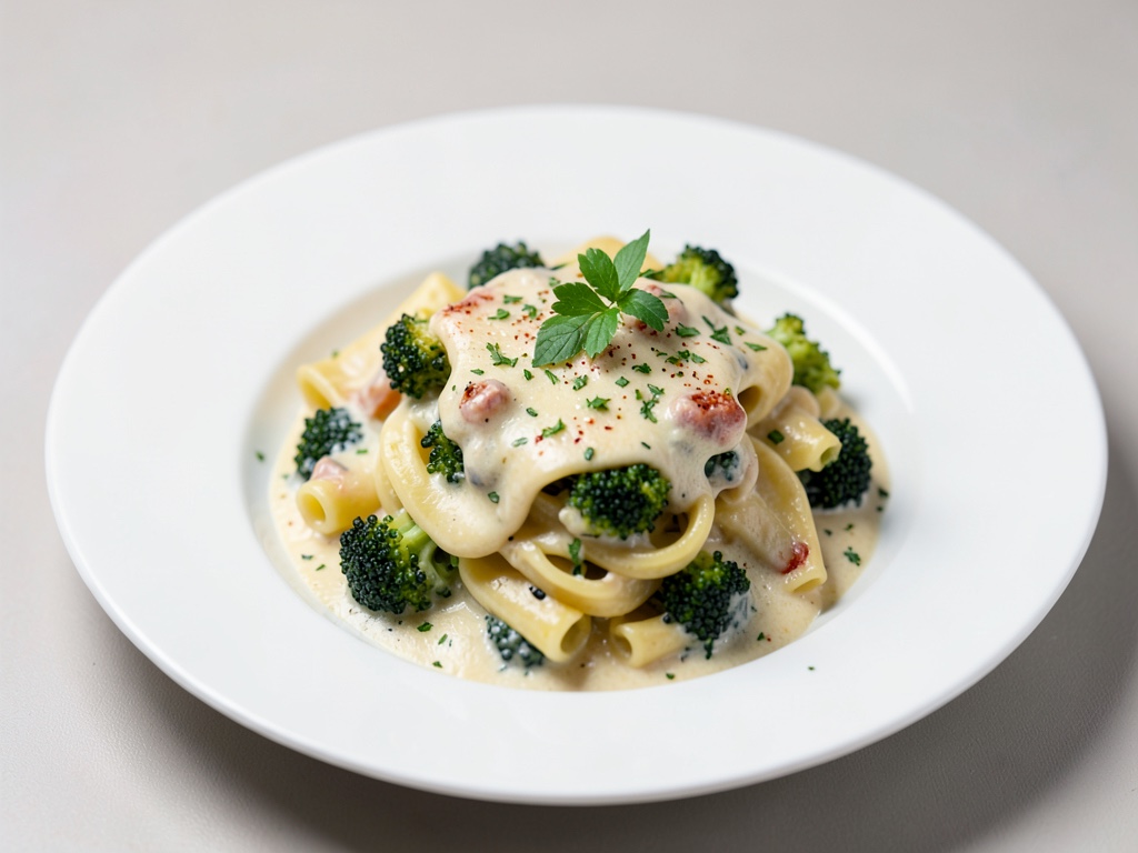 Cremiger Brokkoli-Pasta-Auflauf