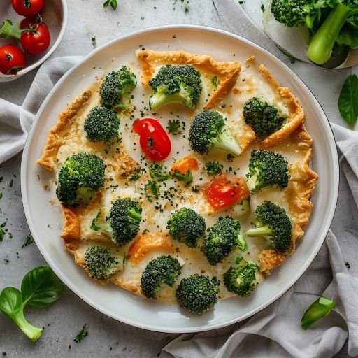 Torta croccante al broccolo