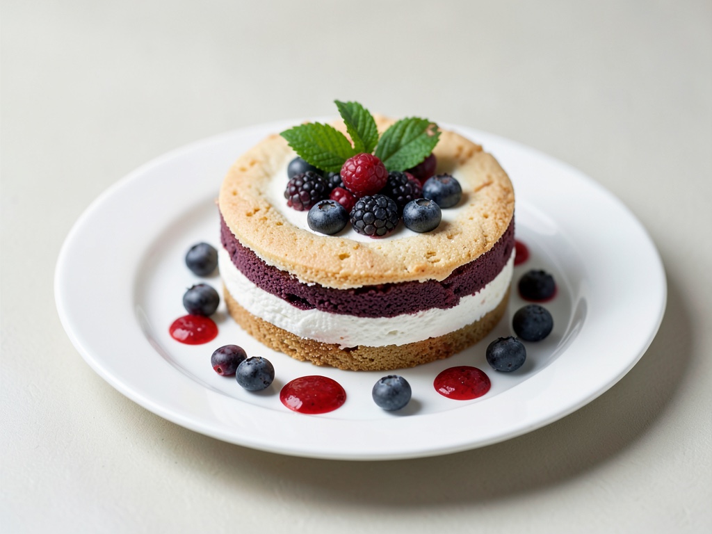Brombeer-Baiser-Torte