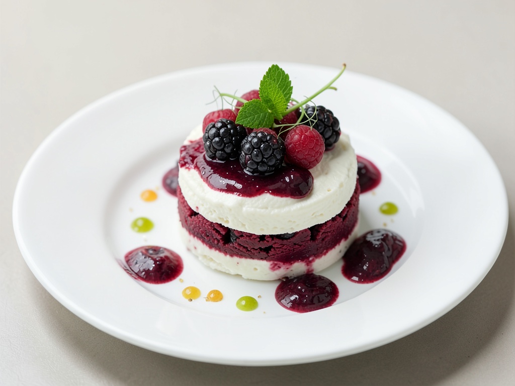 Brombeer-Yogurt nel barattolo