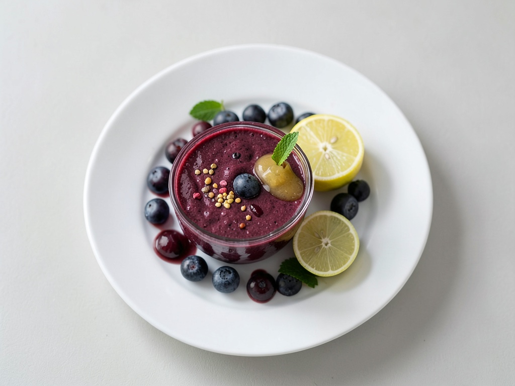Erfrischender Brombeer-Kefir-Smoothie