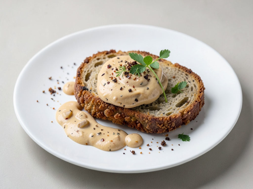 Pane croccante con crema di burro d'arachidi
