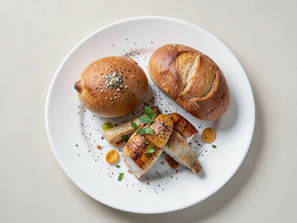 Crocche di pane croccanti con pollo