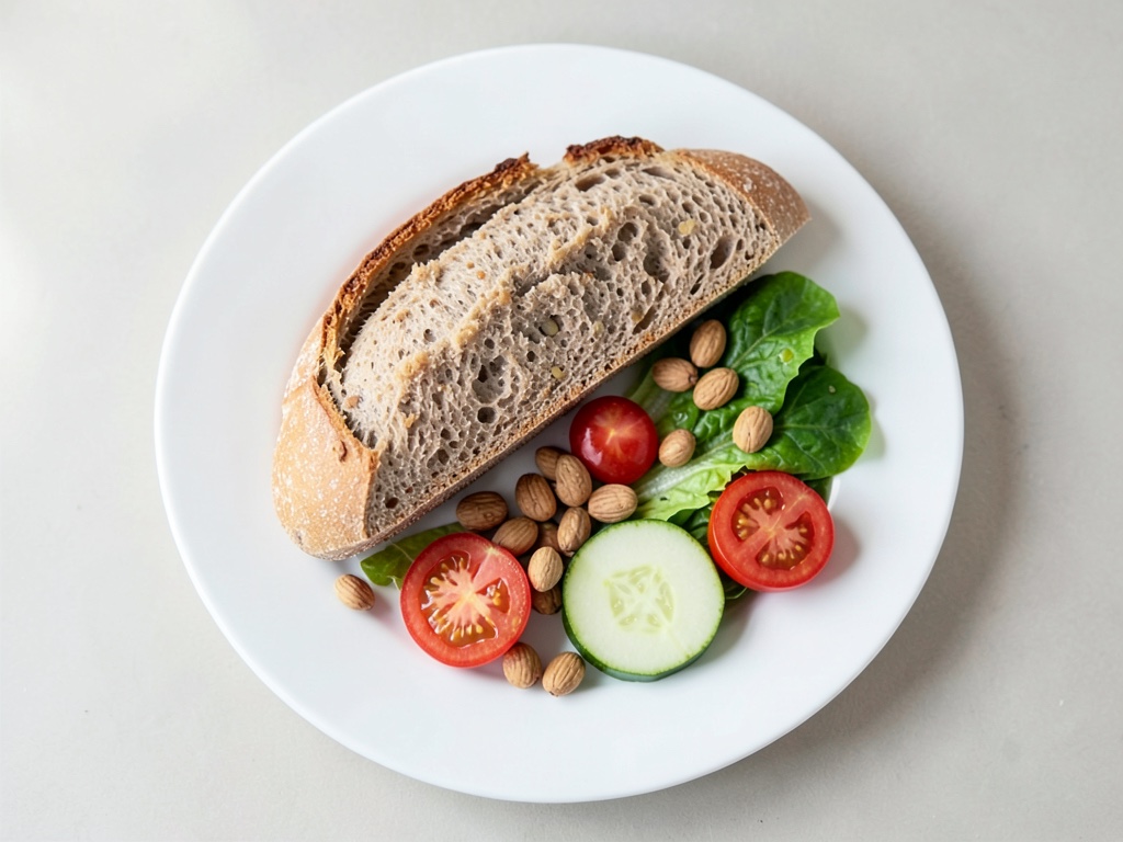Insalata di pane croccante con pinoli