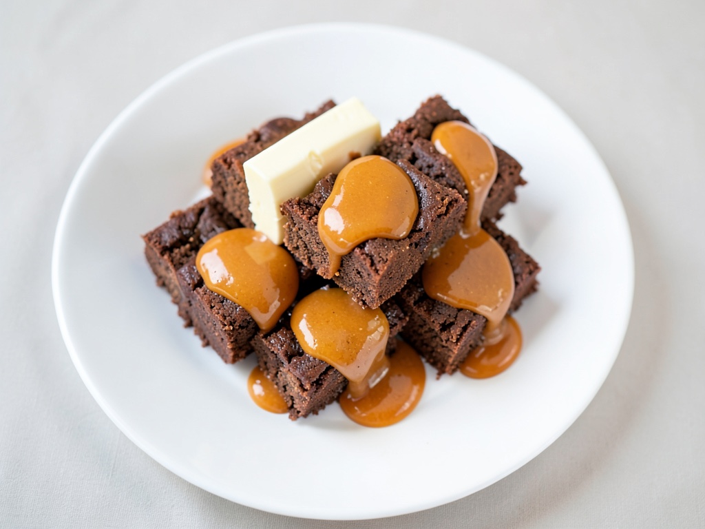 Schoko-Brownies mit frischer Orangen-Dip