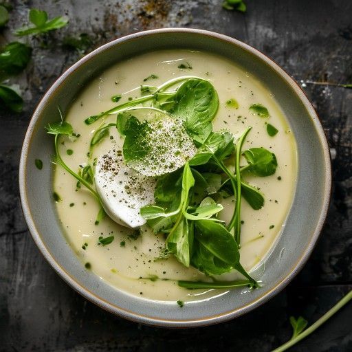 Zuppa cremosa di crescione
