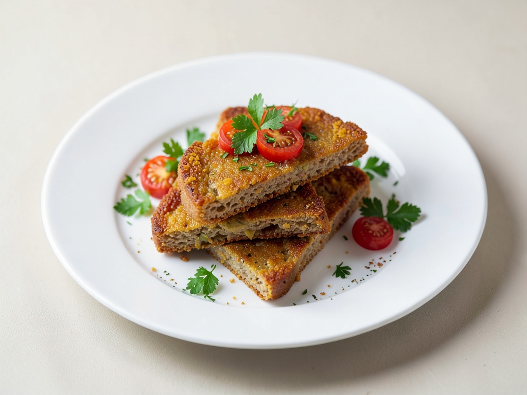 Snack croccanti di pane e pomodoro