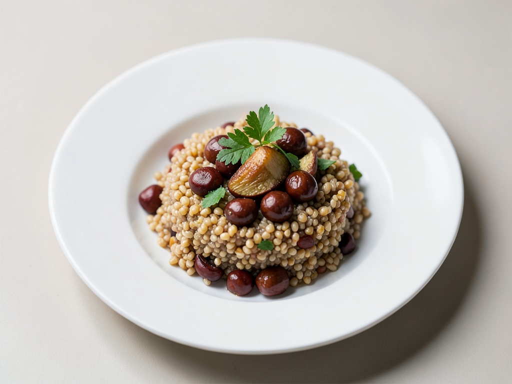 Grano saracino con castagne