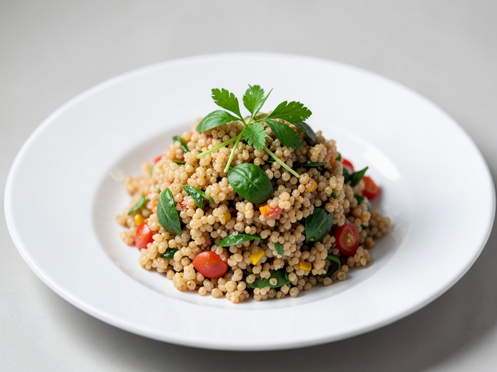 Insalata di bulgur croccante con erbe fresche