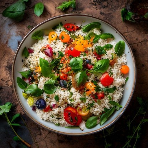 Insalata fresca di bulgur con erbe