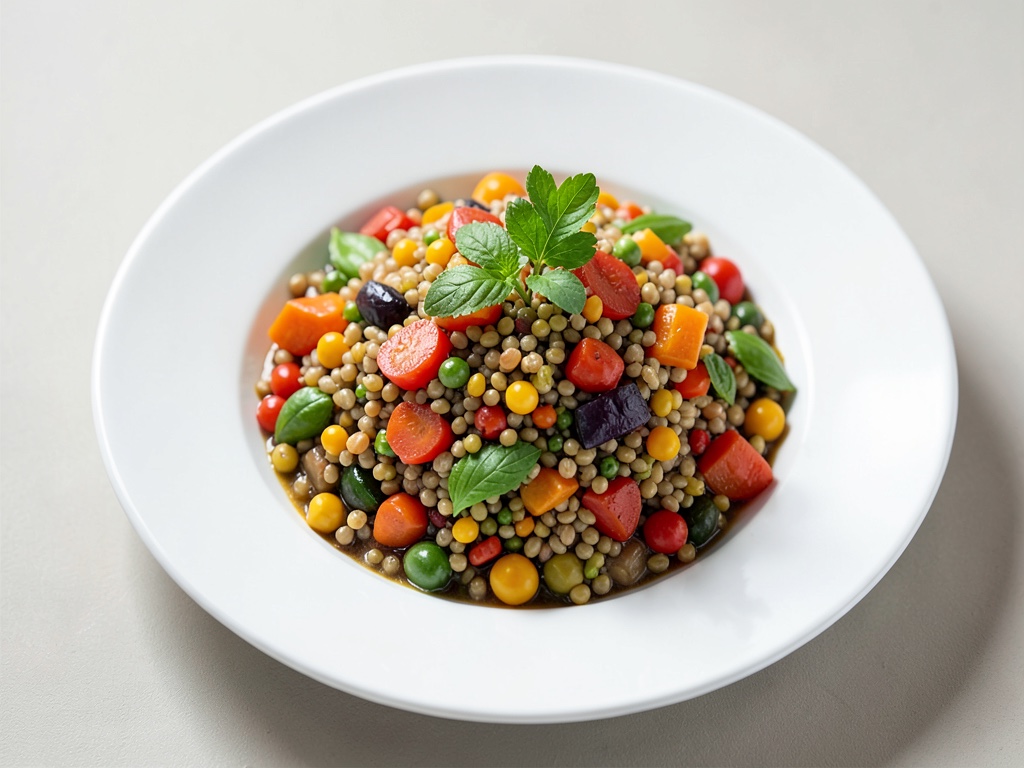 Zuppa di miglio e verdure miste