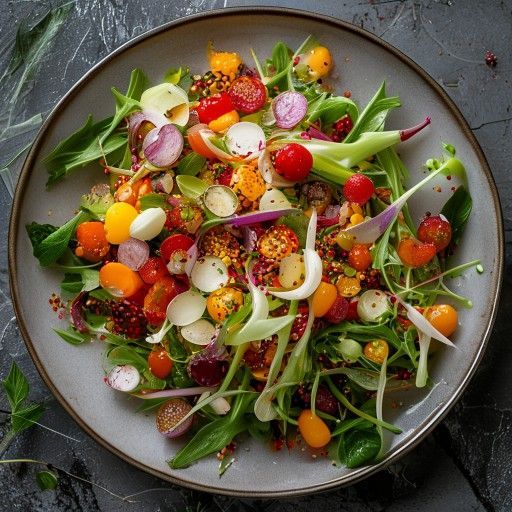 Insalata di mais colorata