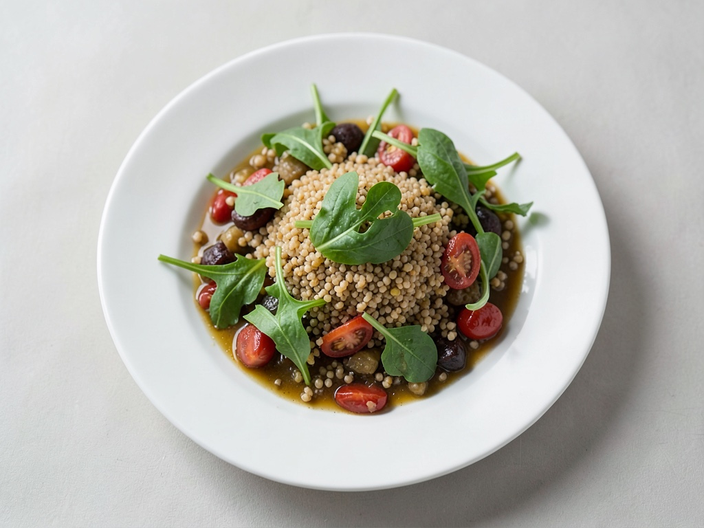 Frittelle di bulgur e patate colorate con insalata croccante