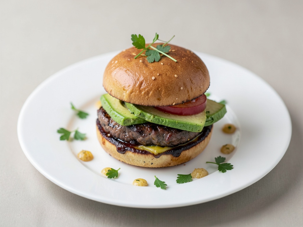 Burger all'avocado