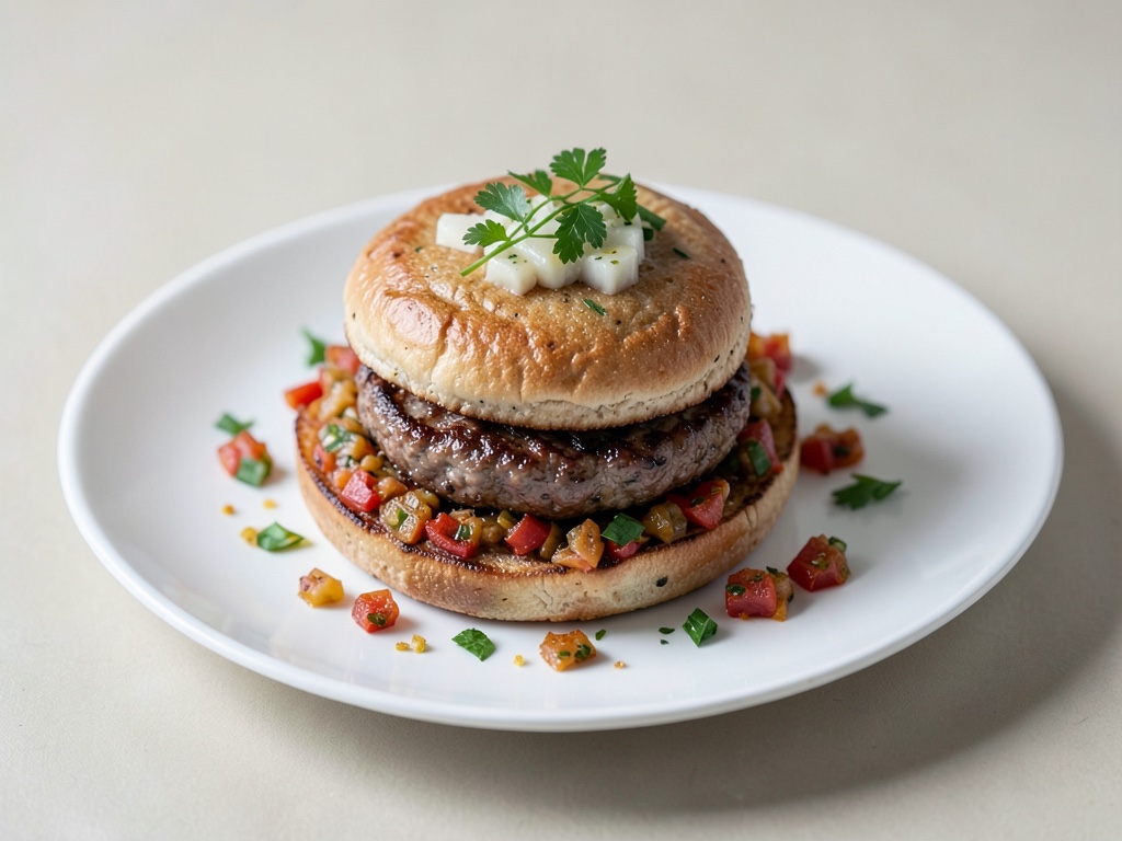 Hamburger con relish fatto in casa