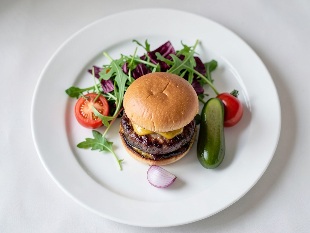 Burger succulenti di carne di maiale con maionese fatta in casa