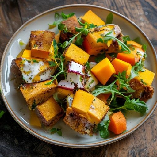 Hamburger Tofu-Mango croccanti