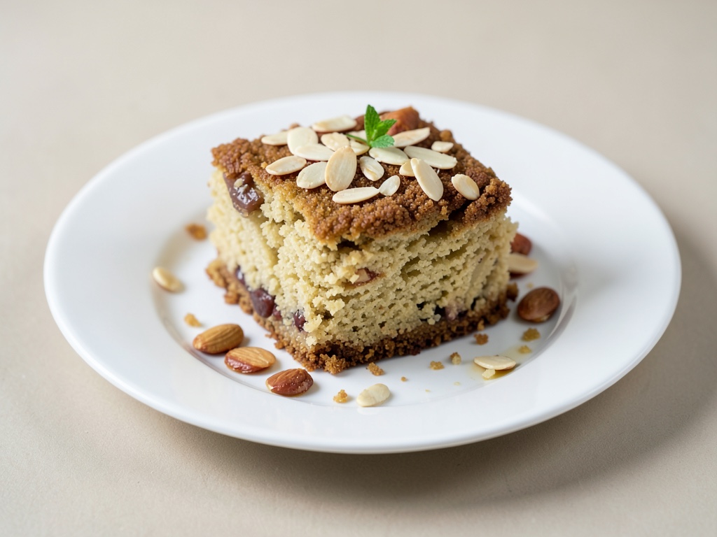 Knuspriger Butterkuchen mit Mandeln