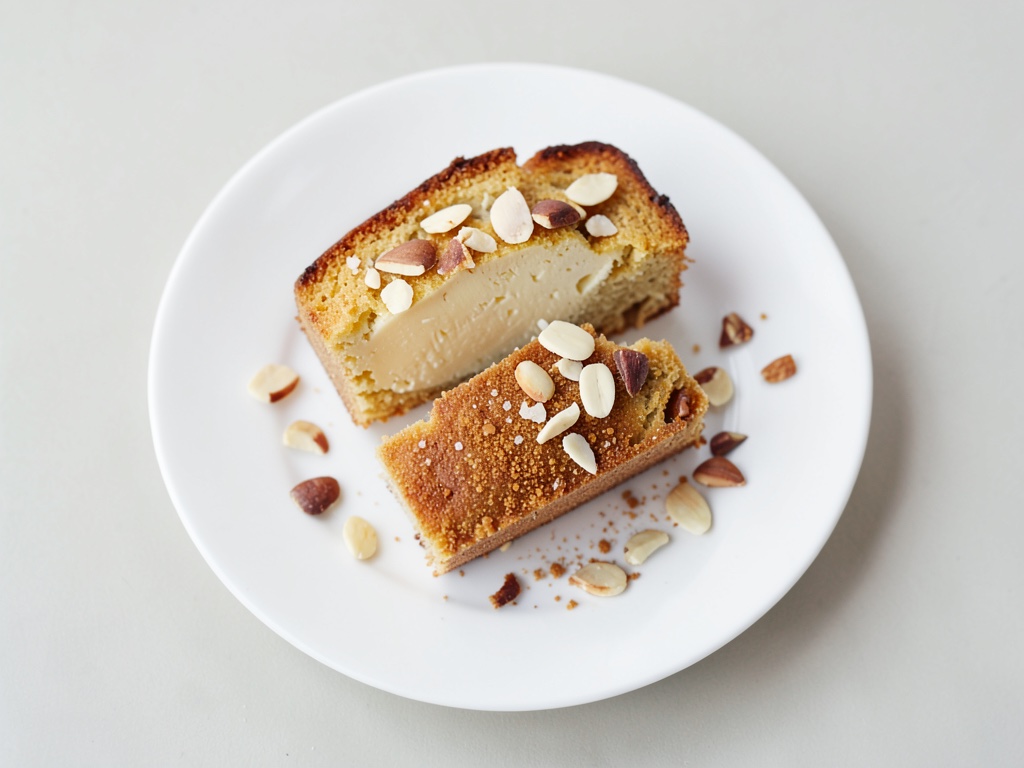 Leckere Butterkuchen-Torte mit Mandeln
