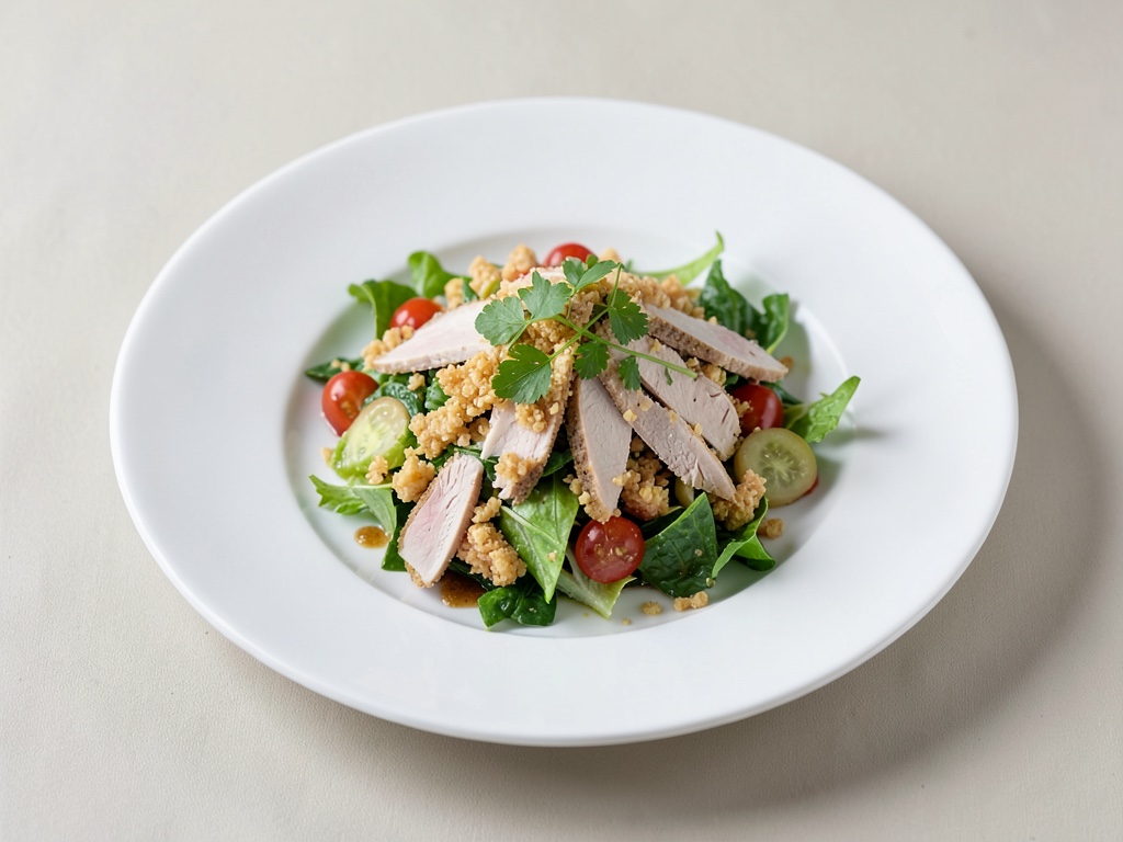 Insalata Caesar croccante con tacchino