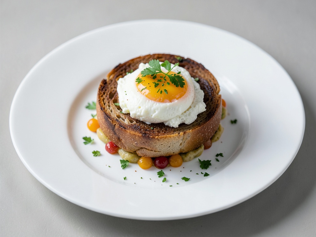 Bagel al Camembert con uovo e formaggio spalmabile