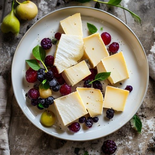Bolsas de Camembert con Pera y Arándanos Rojos