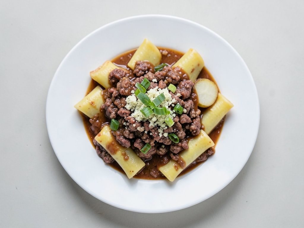 Cannelloni gefüllt mit Bolognese