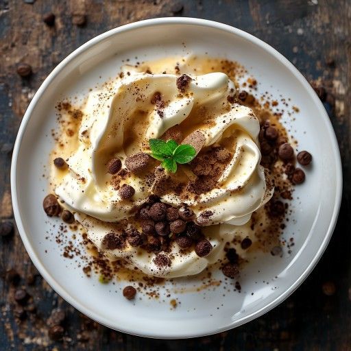 Cappuccino Truffle con guscio di cioccolato rosso