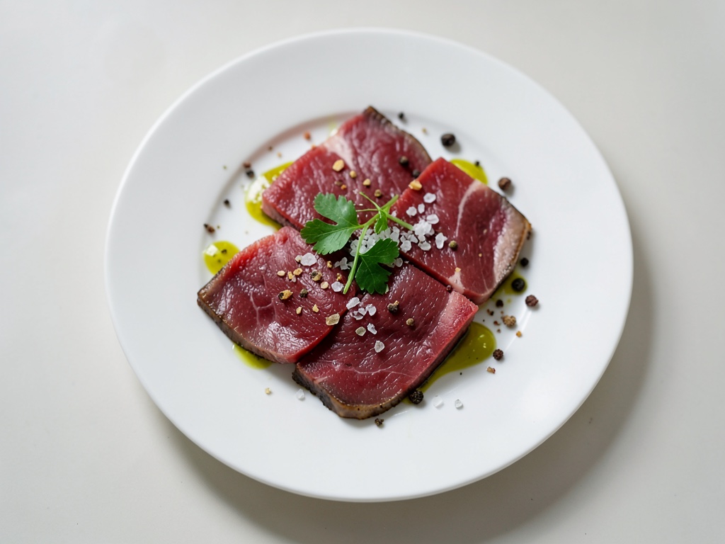 Carpaccio tierno de lomo de res – la versión inteligente