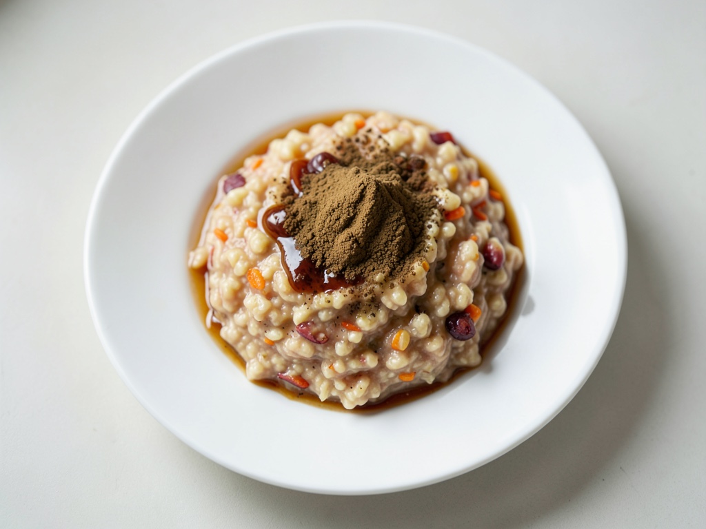 Porridge de pastel de zanahoria