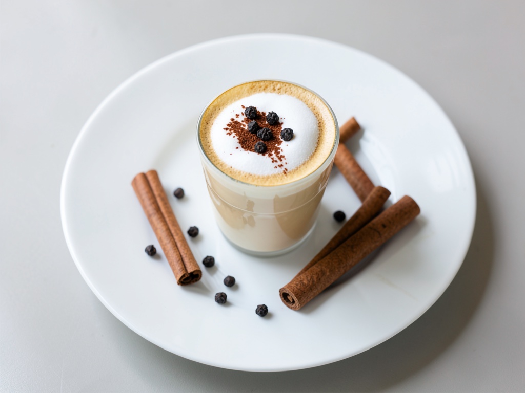 Würziger Chai-Latte mit Zimt