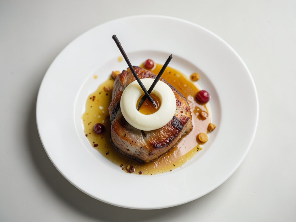 Klassische Charlotte mit Honig-Hagebutten-Creme