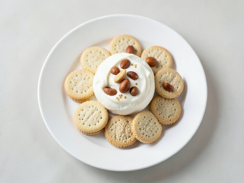 Charlotte crujiente de nueces