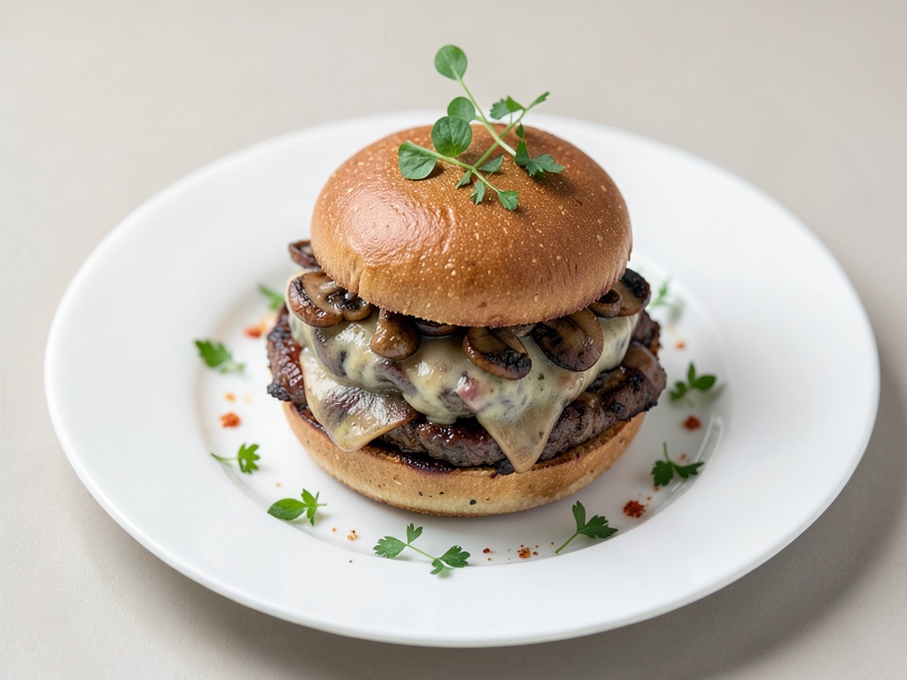 Cheeseburger ai Funghi