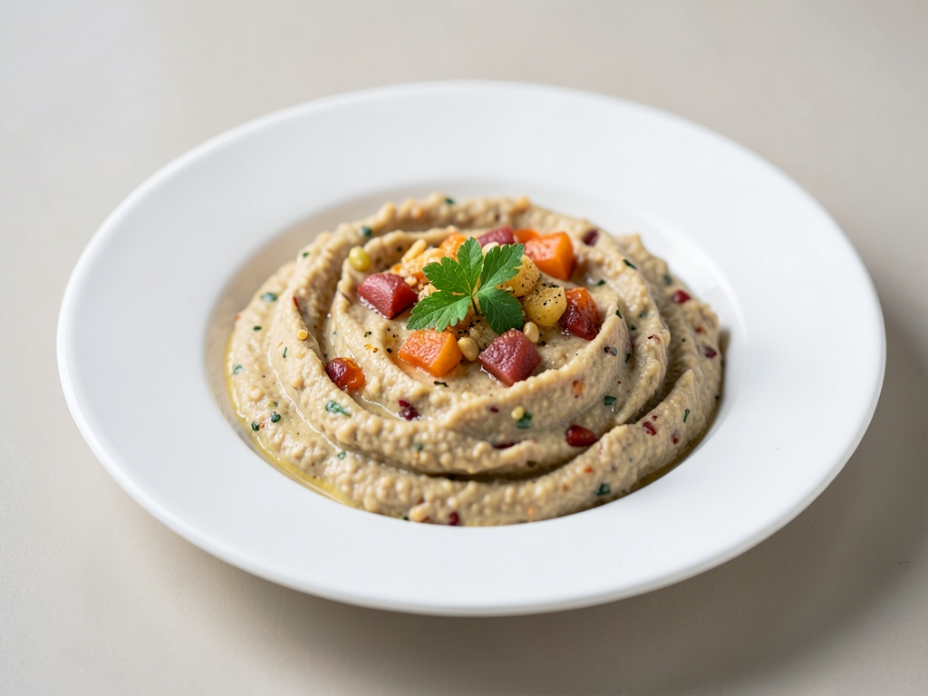 Hummus cremoso al peperoncino