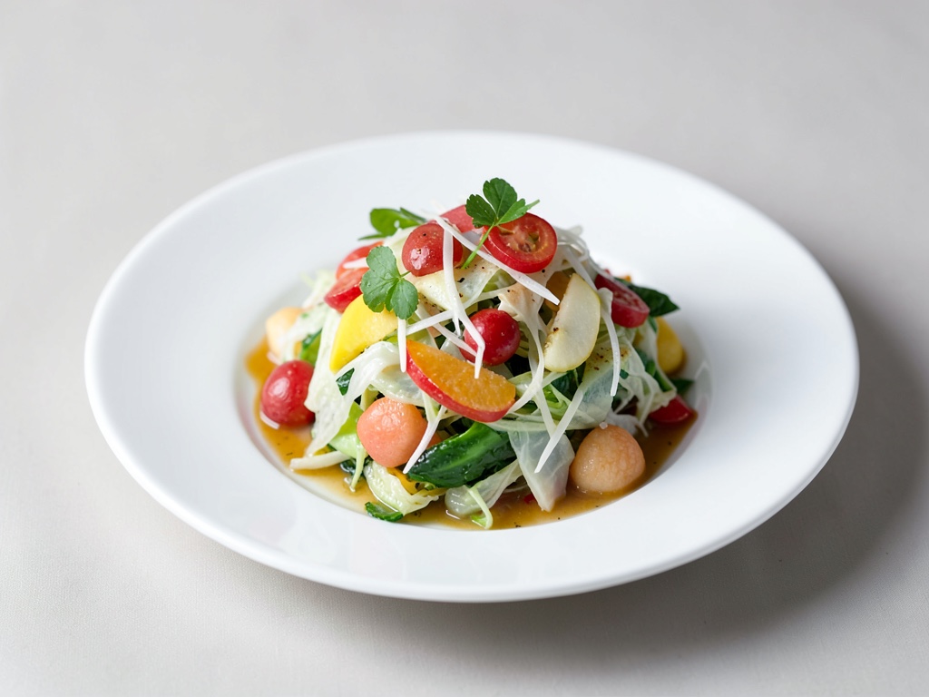 Insalata di cavolo cinese con frutta