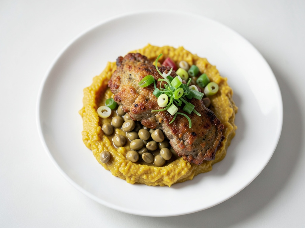 Patties de calabaza con chipotle