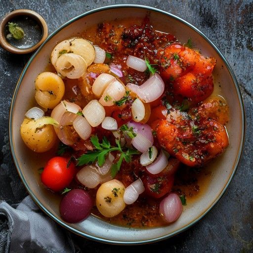 Chutney di cipolle e pomodori fatto in casa