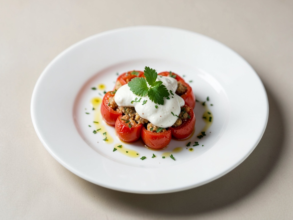 Gefüllte Kirschtomaten mit Mozzarella