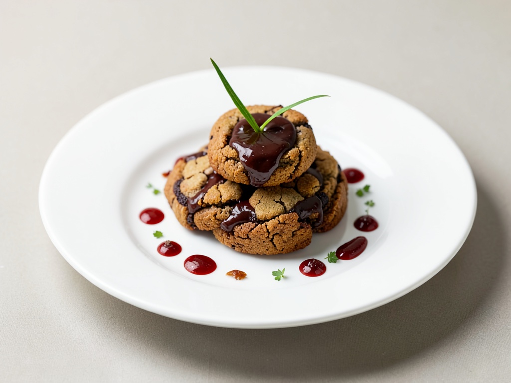 Cookie al cioccolato e ciliegie