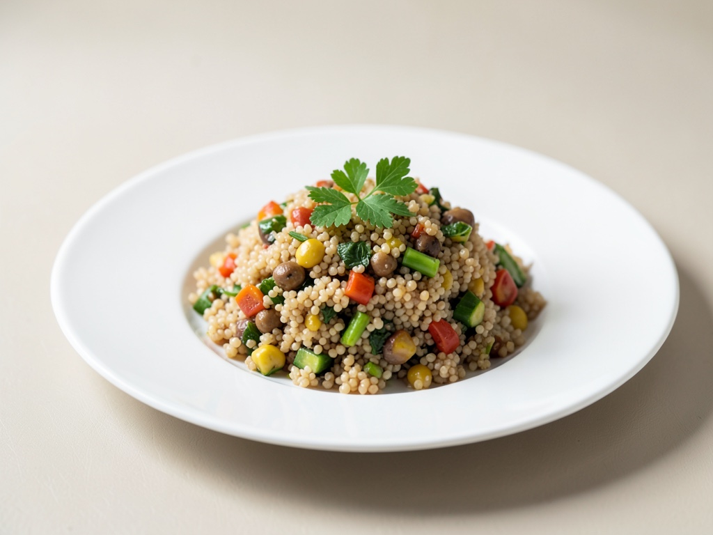 Insalata di couscous e lenticchie