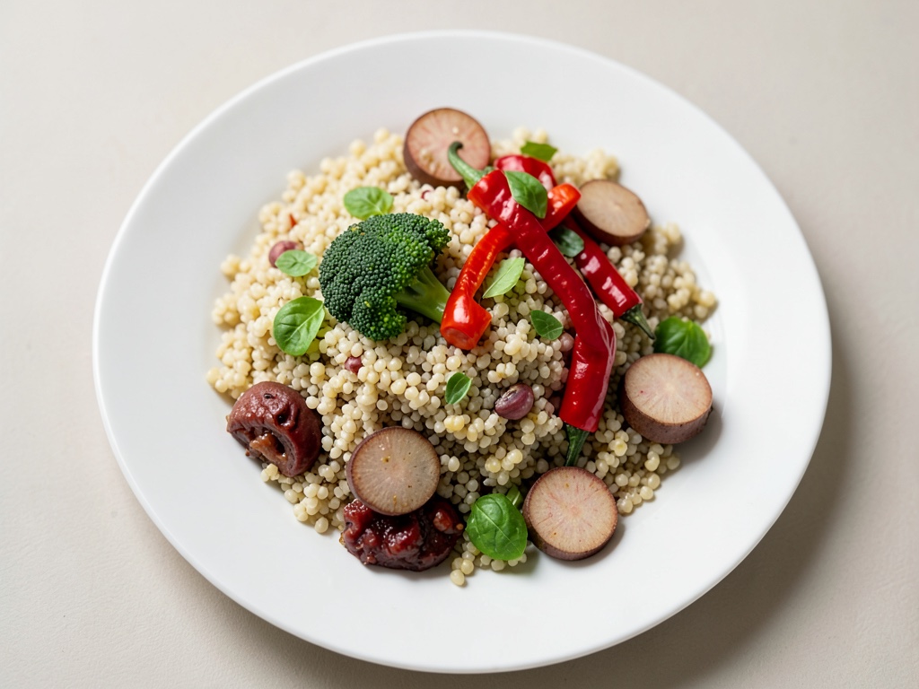 Padella di couscous con verdure