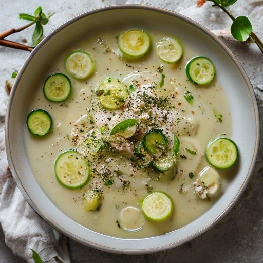 Zuppa cremosa di piselli