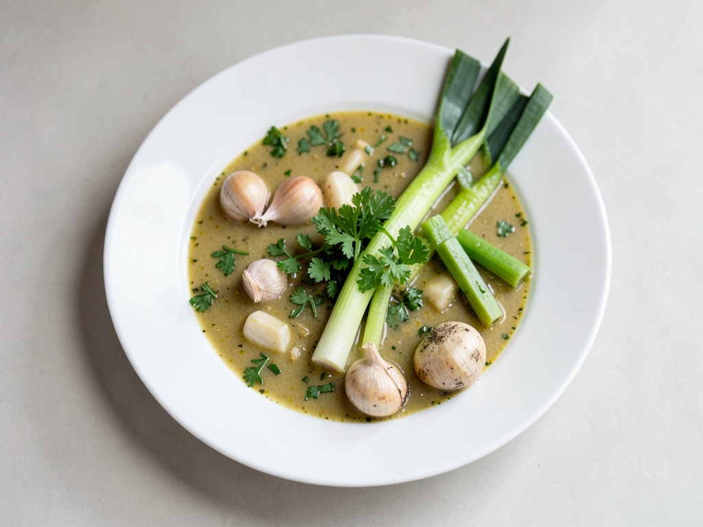 Zuppa di patate cremosa alle erbe