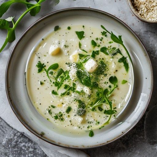 Soupe crémeuse à la cresson