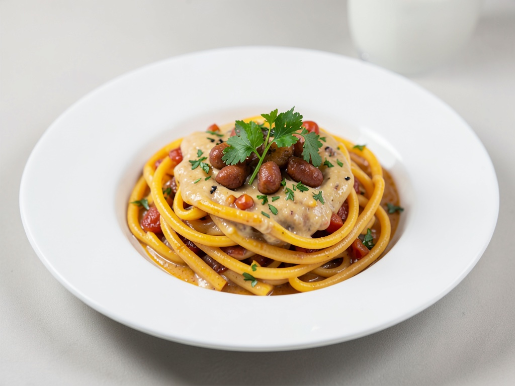Cremige Kürbis-Pasta