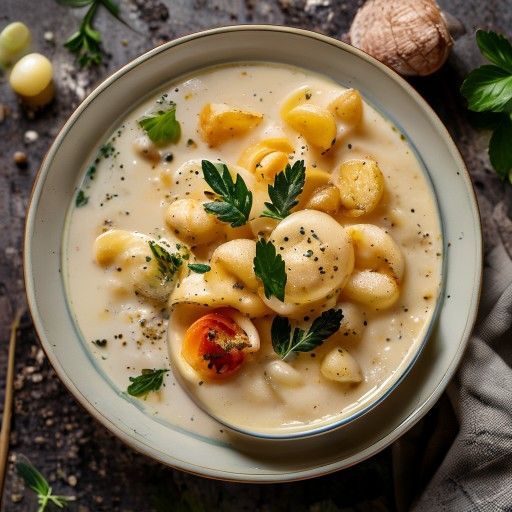 La tua zuppa cremosa di vongole in stile USA